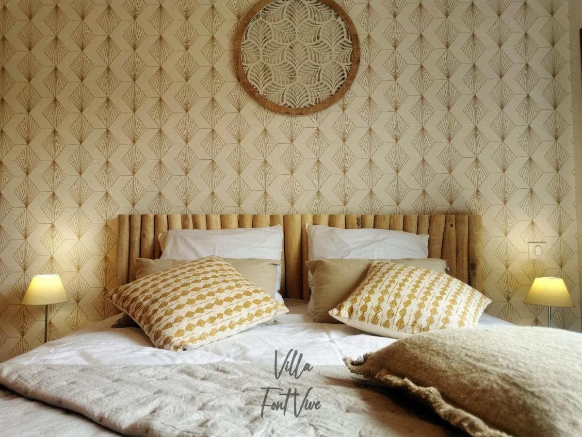 Villa Font Vive - Chambres D'Hotes Eco-Labellisees Avec Cuisine - Confort, Calme Et Vue Exceptionnels ! Grospierres Dış mekan fotoğraf