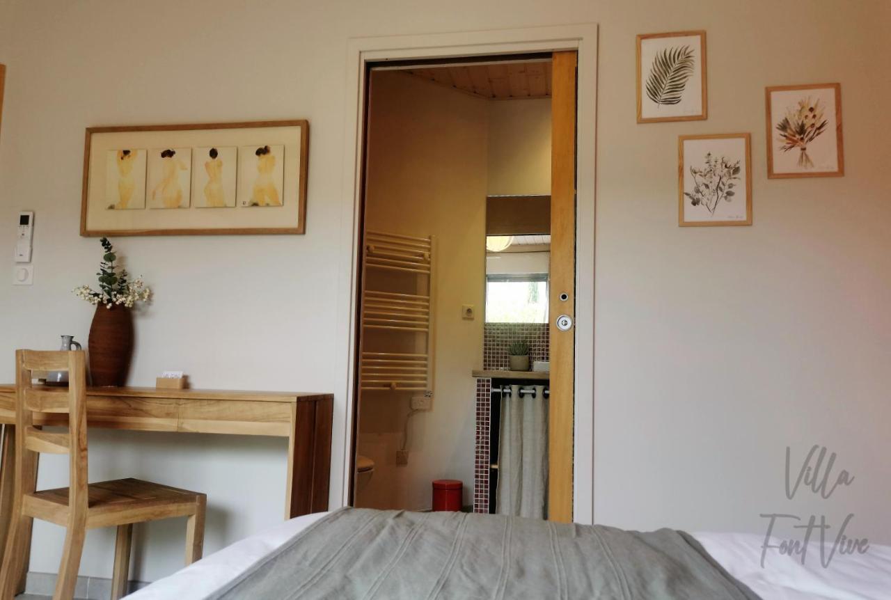 Villa Font Vive - Chambres D'Hotes Eco-Labellisees Avec Cuisine - Confort, Calme Et Vue Exceptionnels ! Grospierres Dış mekan fotoğraf