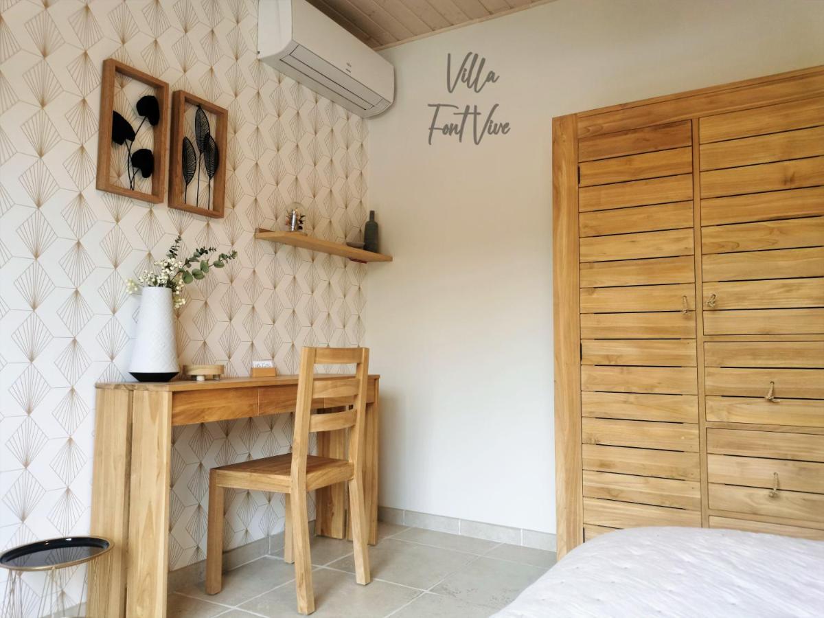 Villa Font Vive - Chambres D'Hotes Eco-Labellisees Avec Cuisine - Confort, Calme Et Vue Exceptionnels ! Grospierres Dış mekan fotoğraf