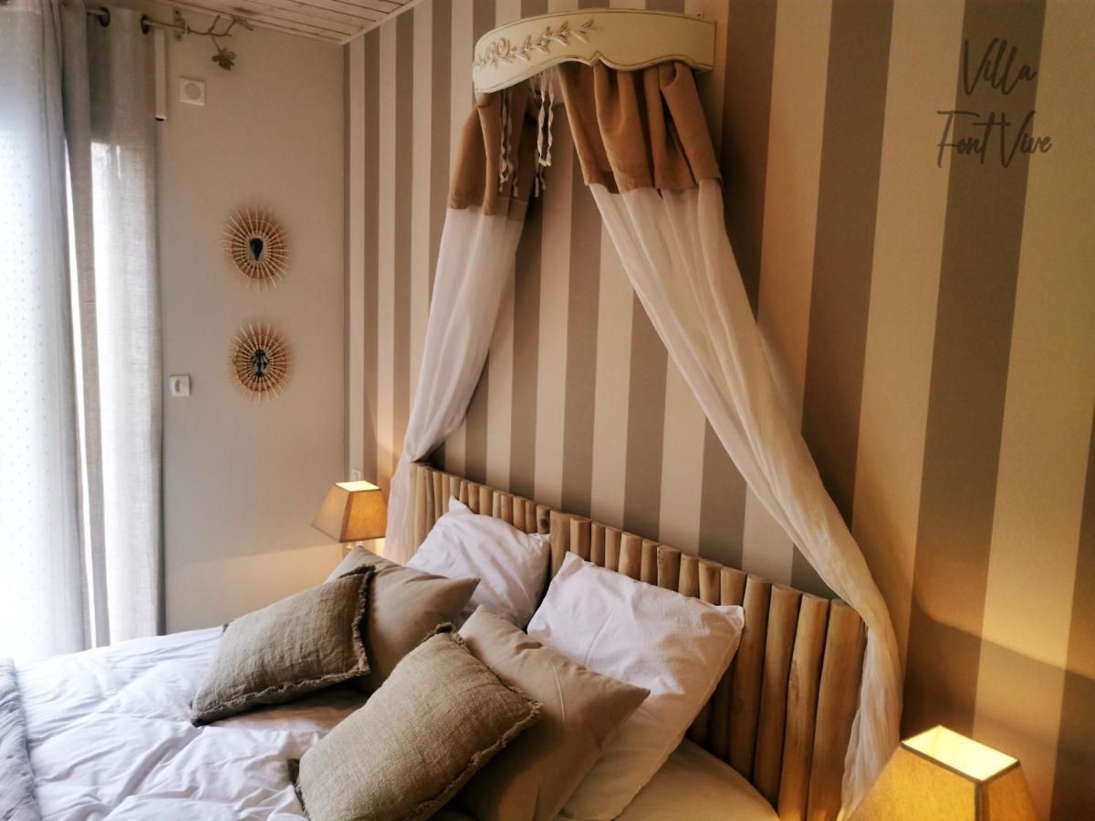 Villa Font Vive - Chambres D'Hotes Eco-Labellisees Avec Cuisine - Confort, Calme Et Vue Exceptionnels ! Grospierres Dış mekan fotoğraf