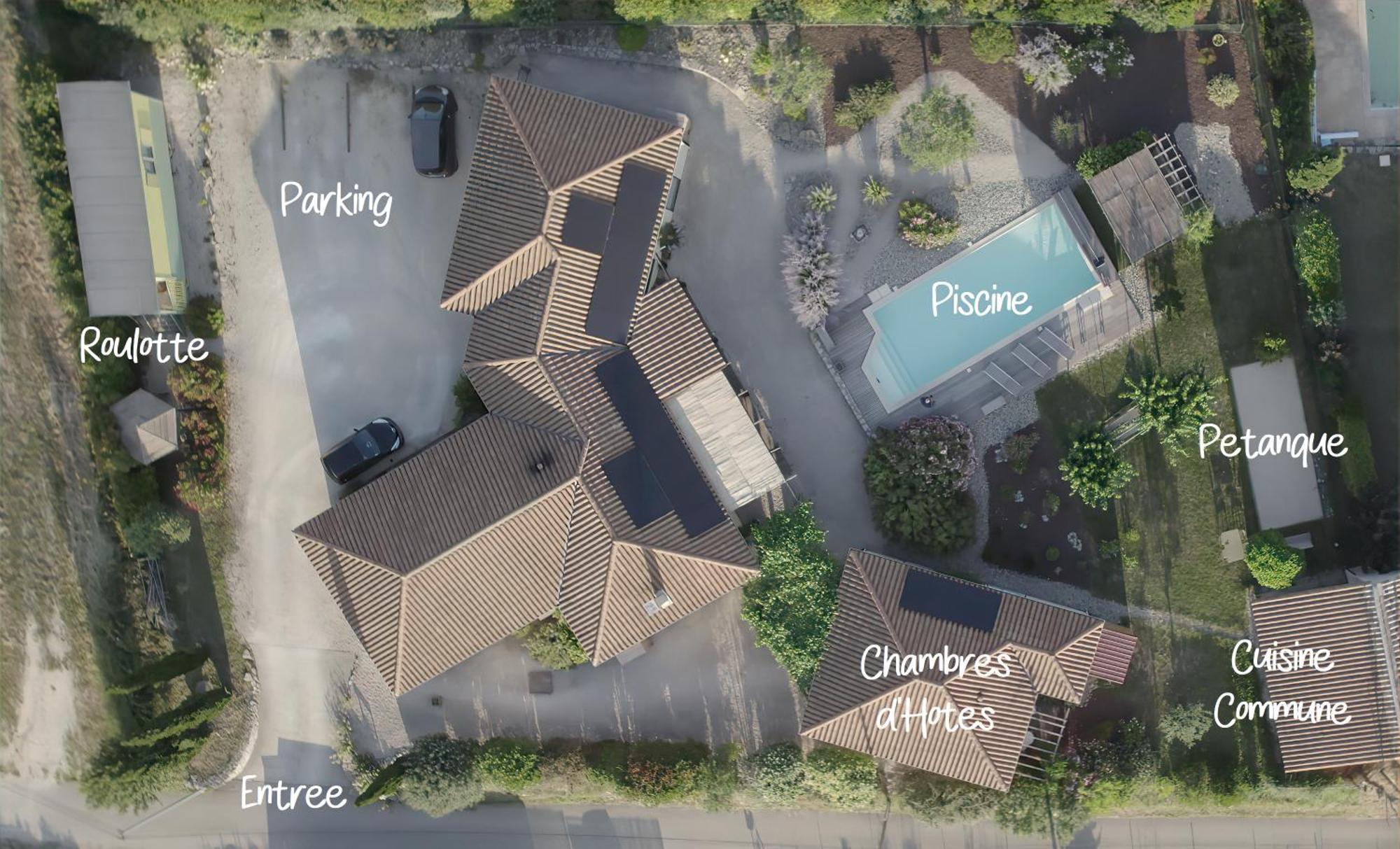 Villa Font Vive - Chambres D'Hotes Eco-Labellisees Avec Cuisine - Confort, Calme Et Vue Exceptionnels ! Grospierres Dış mekan fotoğraf