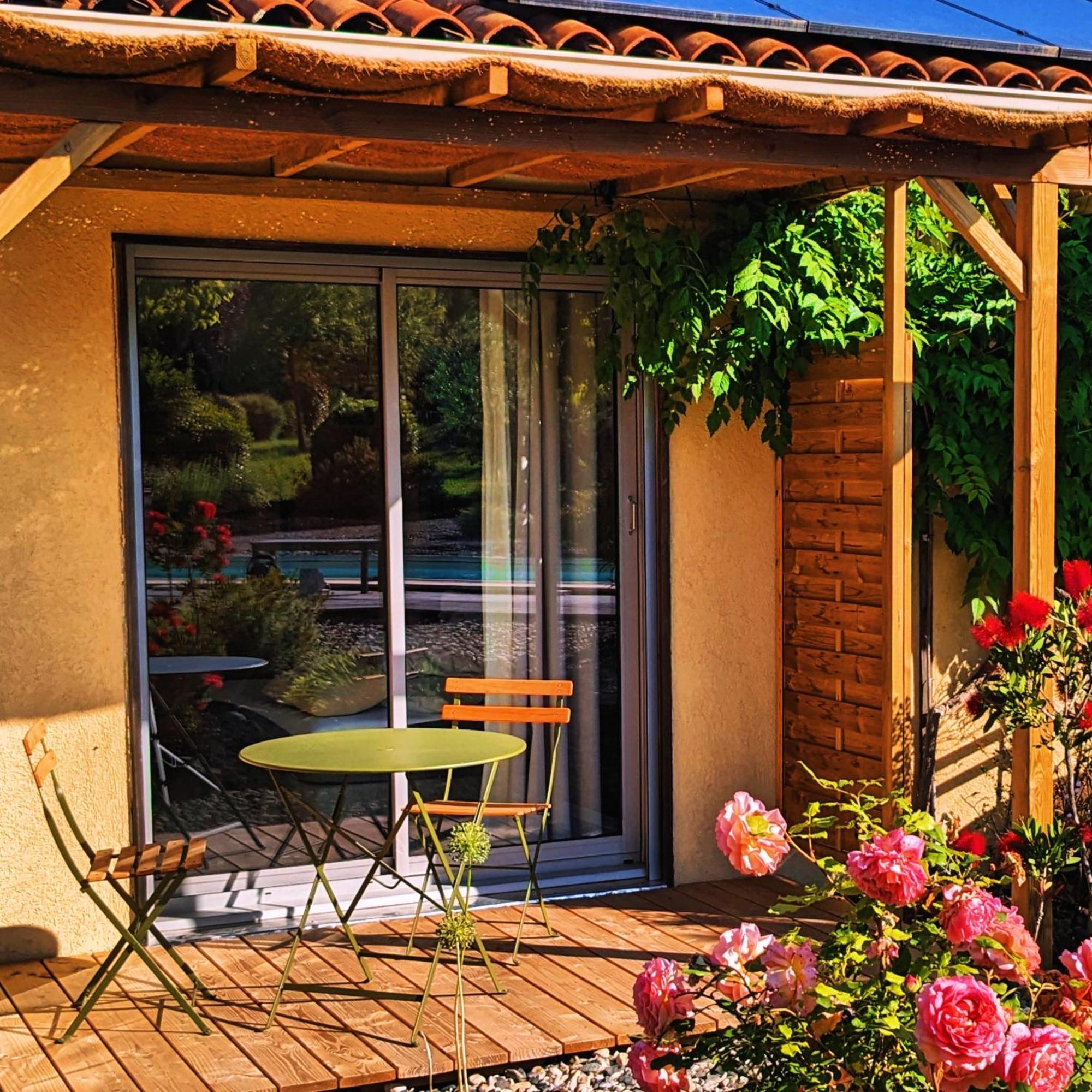 Villa Font Vive - Chambres D'Hotes Eco-Labellisees Avec Cuisine - Confort, Calme Et Vue Exceptionnels ! Grospierres Dış mekan fotoğraf